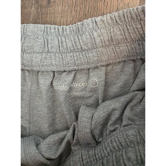 Outdoor Voices Cloudknit Light Gray Super Soft Jogger Pants S Loungewear - Picture 6 of 9
